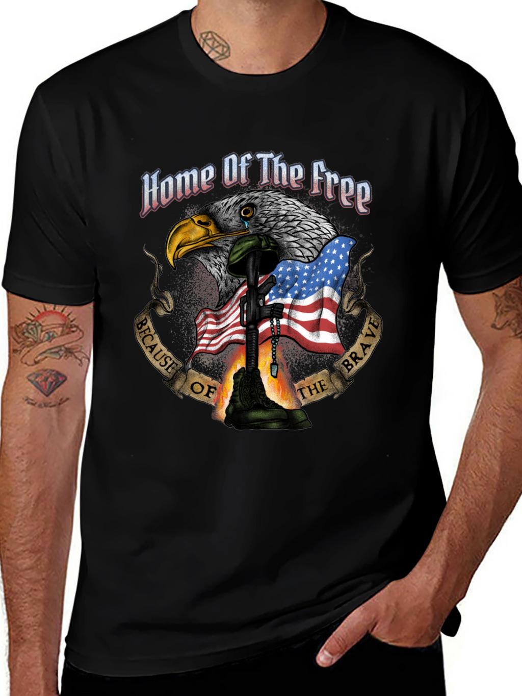 Home of the Free Patriotic T-Shirt