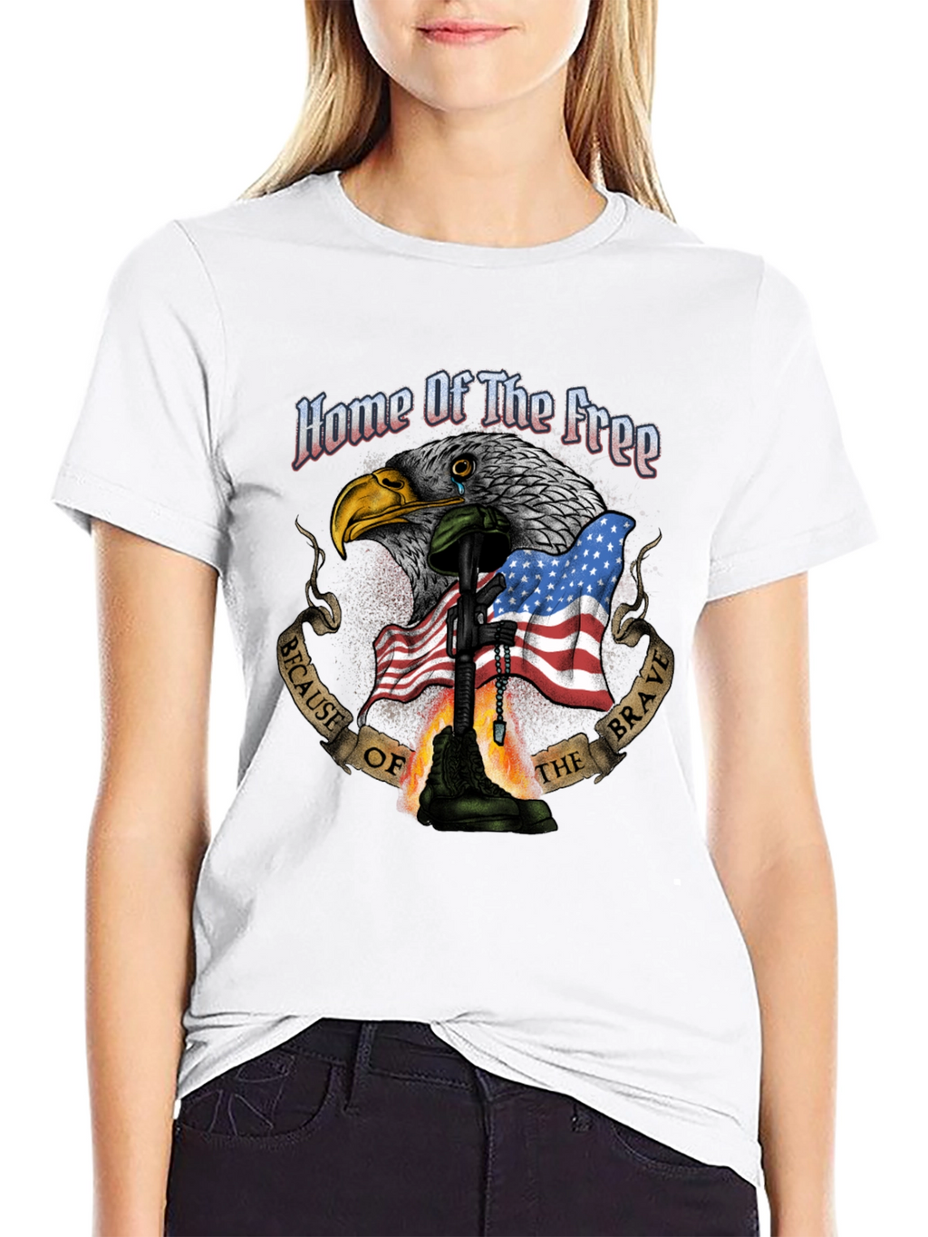 Home of the Free Patriotic T-Shirt