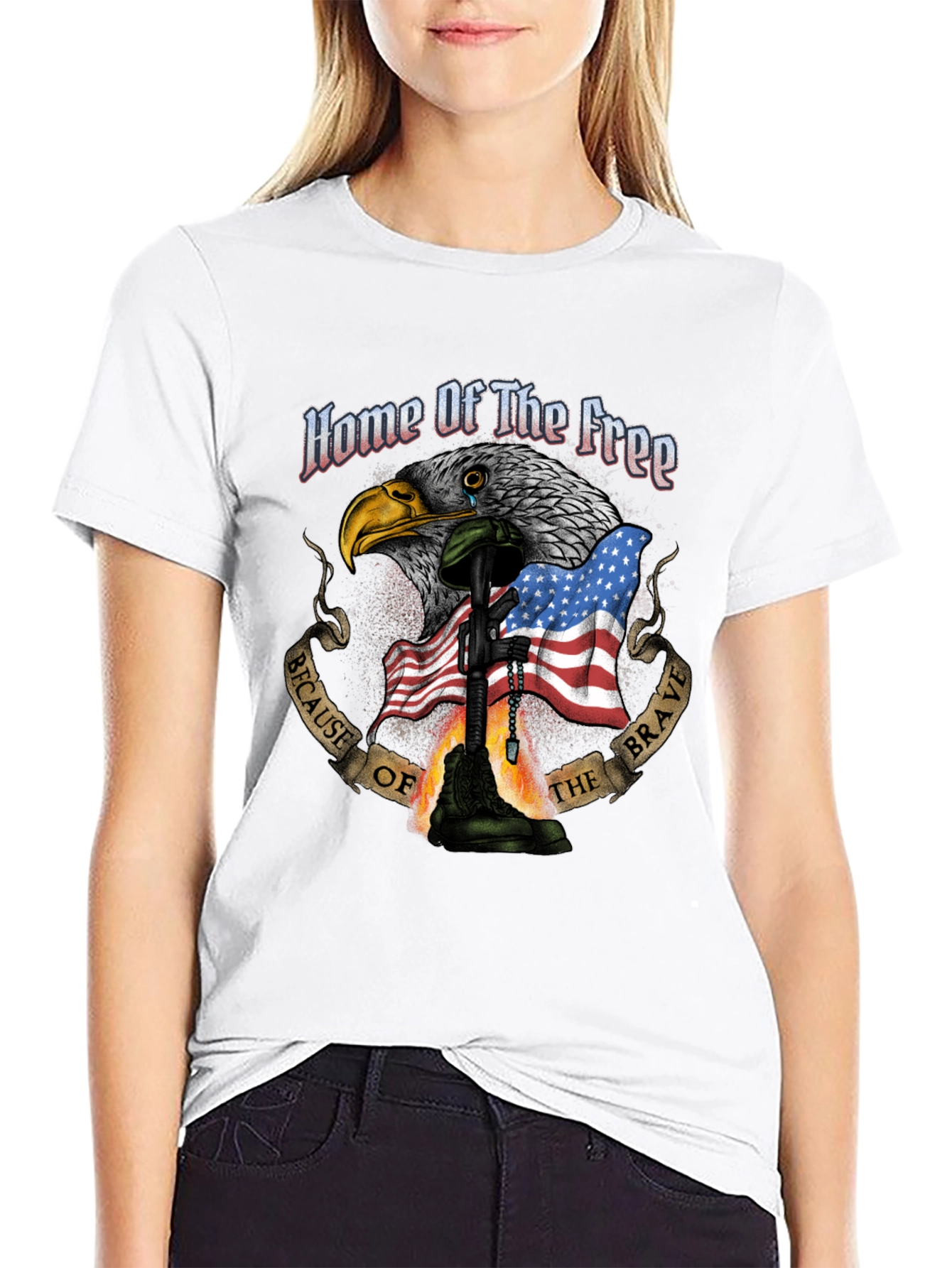 Home of the Free Patriotic T-Shirt