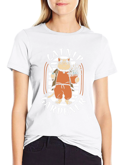 Catnip Gardener T-Shirt - Humorous Cat Lover Tee