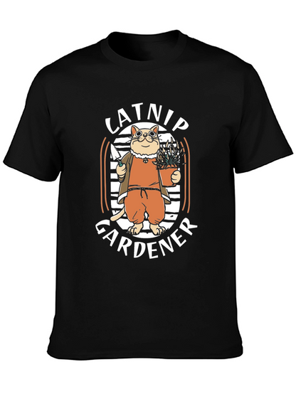 Catnip Gardener T-Shirt - Humorous Cat Lover Tee