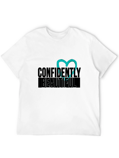 Confidently Beautiful Black Graphic Tee