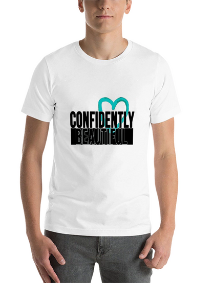 Confidently Beautiful Black Graphic Tee