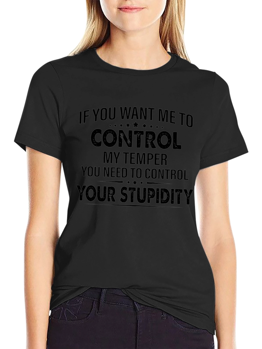 Control Your Stupidity Graphic Tee