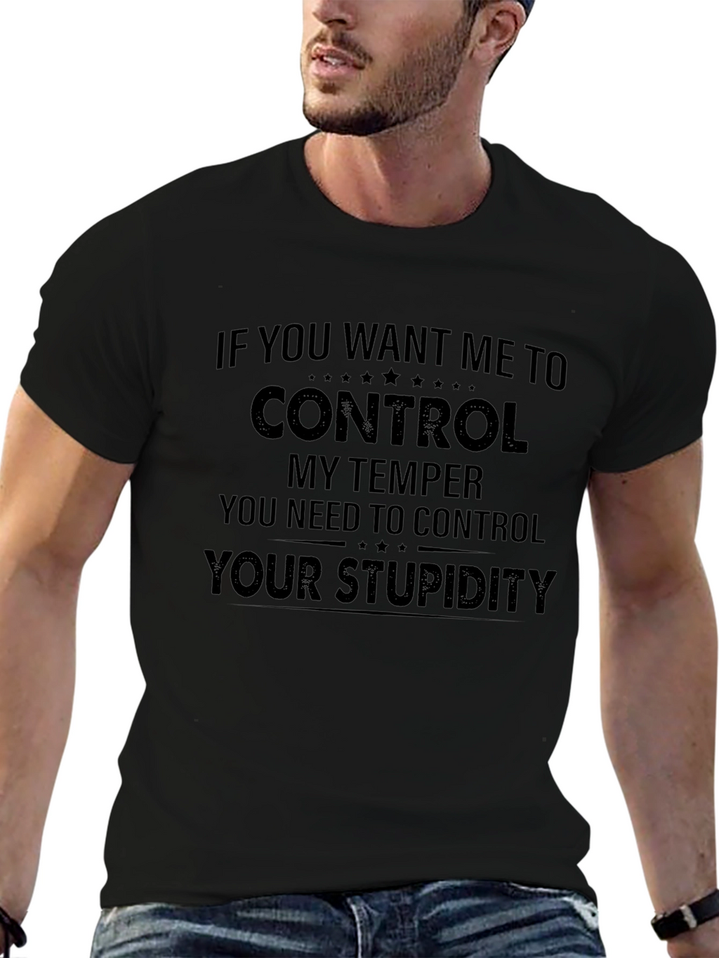 Control Your Stupidity Graphic Tee