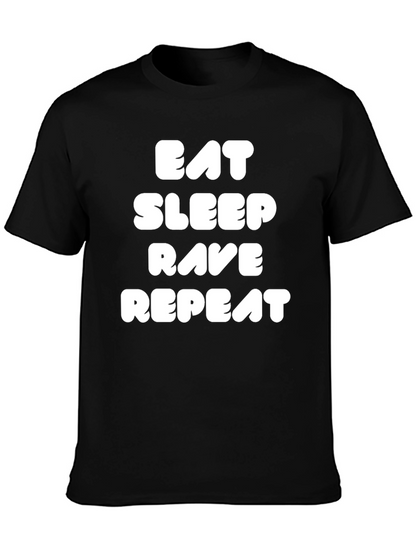Eat Sleep Rave Repeat Graphic Tee