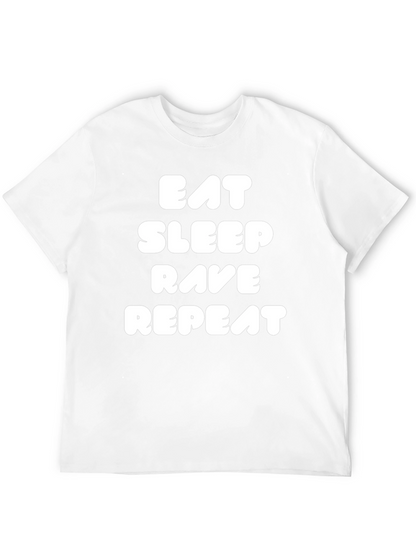 Eat Sleep Rave Repeat Graphic Tee