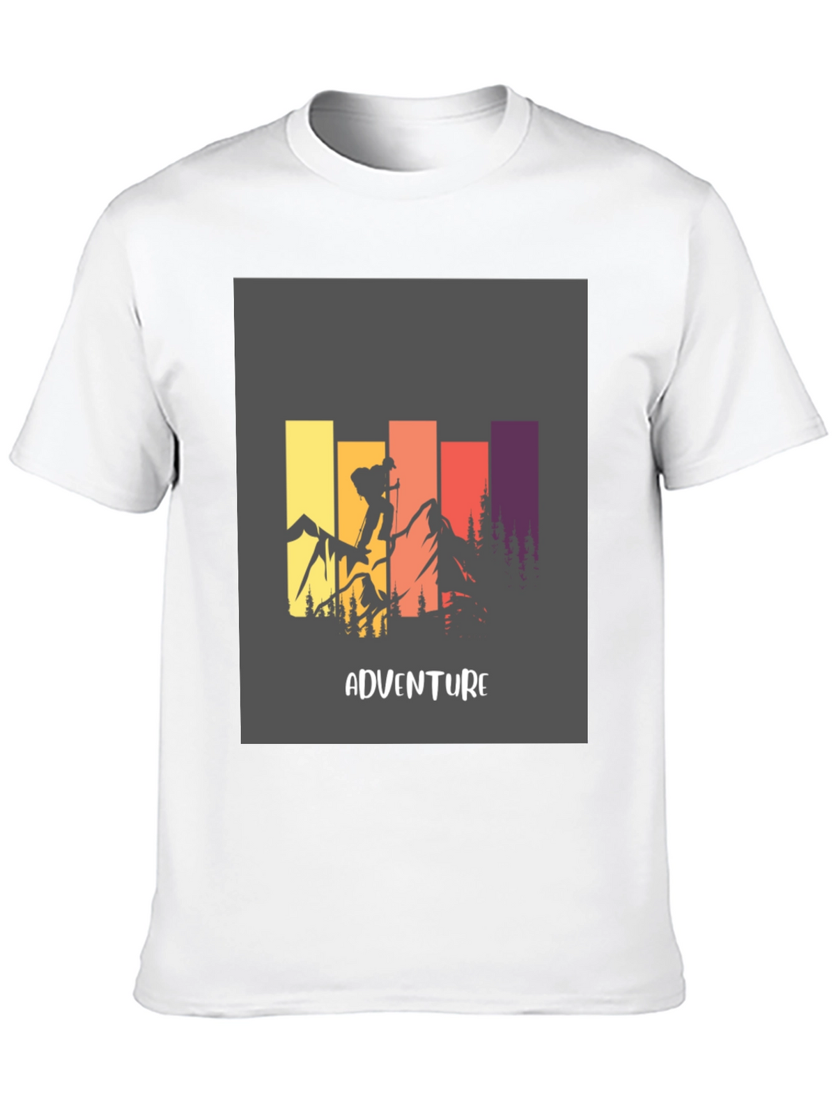 Adventure Graphic Tee - Mountain Climbing Design