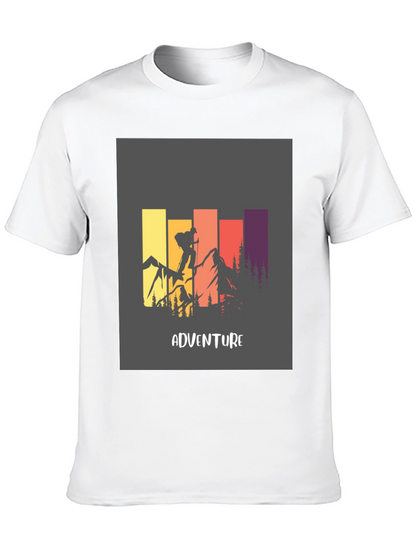 Adventure Graphic Tee - Mountain Climbing Design
