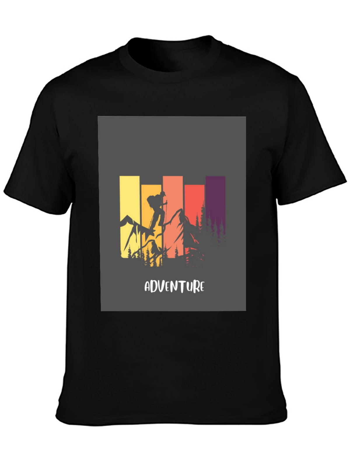 Adventure Graphic Tee - Mountain Climbing Design