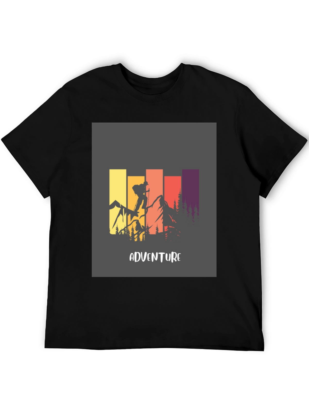 Adventure Graphic Tee - Mountain Climbing Design