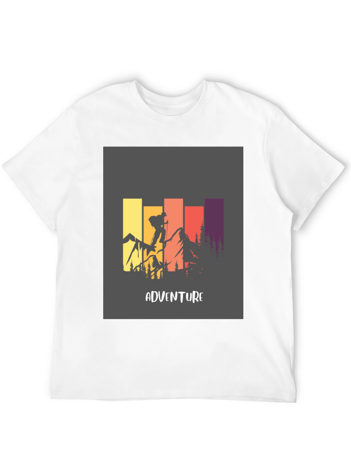 Adventure Graphic Tee - Mountain Climbing Design