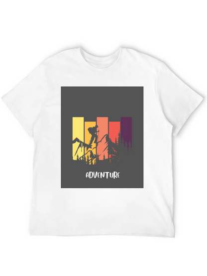 Adventure Graphic Tee - Mountain Climbing Design