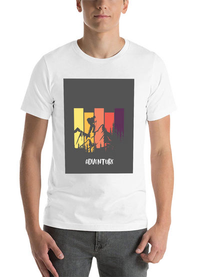 Adventure Graphic Tee - Mountain Climbing Design