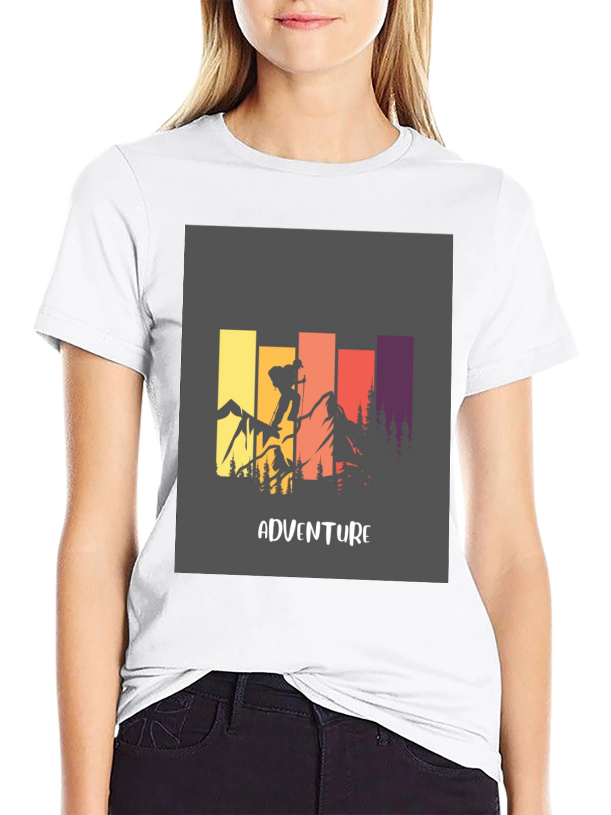 Adventure Graphic Tee - Mountain Climbing Design