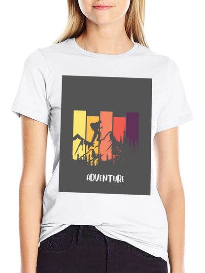 Adventure Graphic Tee - Mountain Climbing Design