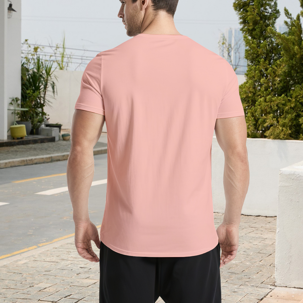 Ricchezza Lightning Bolt Red Heart Pink Tee