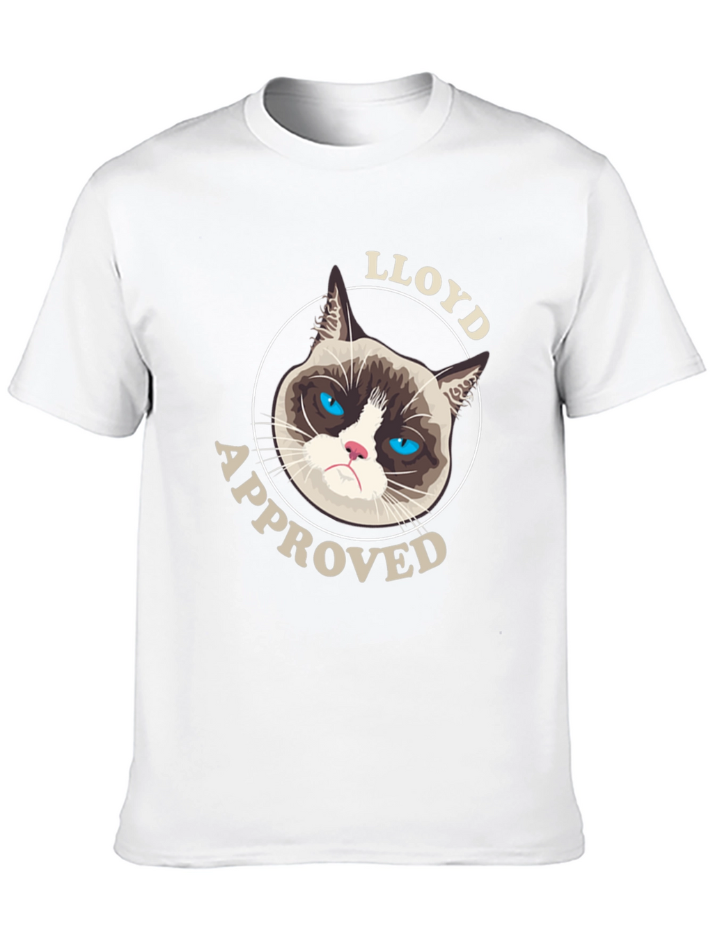 Grumpy Cat Lloyd Approved Black T-Shirt