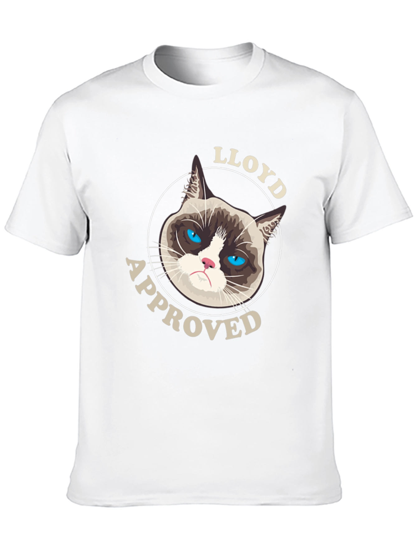 Grumpy Cat Lloyd Approved Black T-Shirt