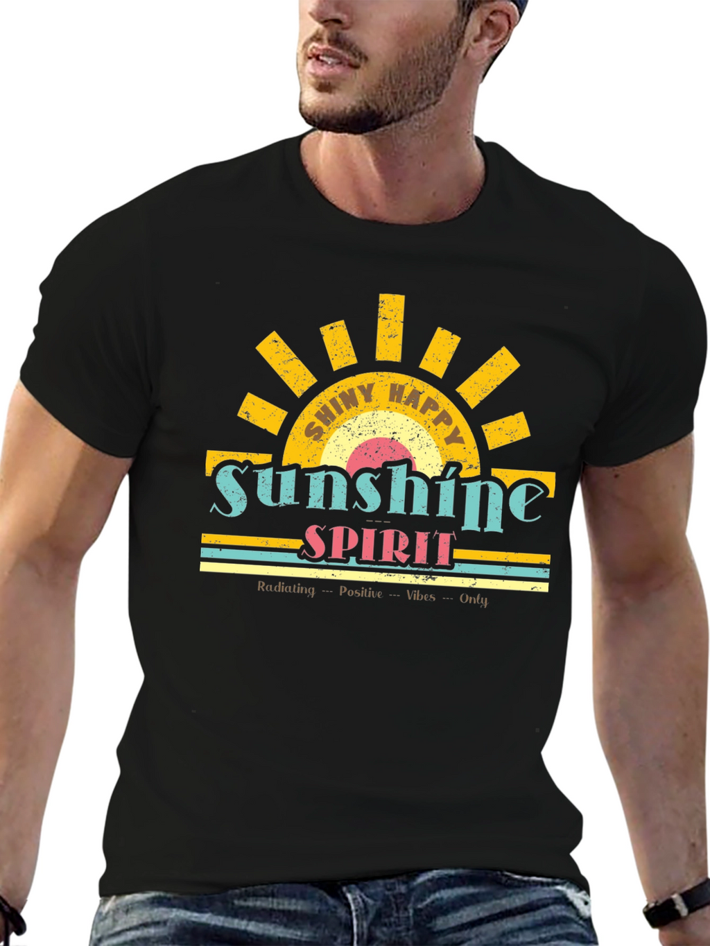 Sunshine Spirit Graphic T-Shirt