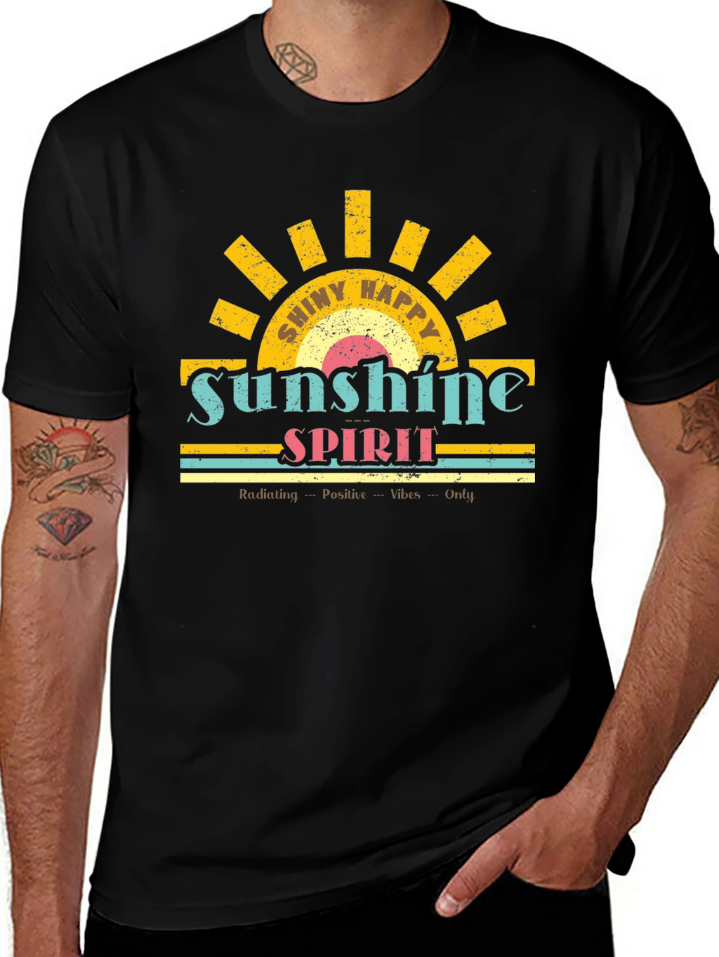 Sunshine Spirit Graphic T-Shirt