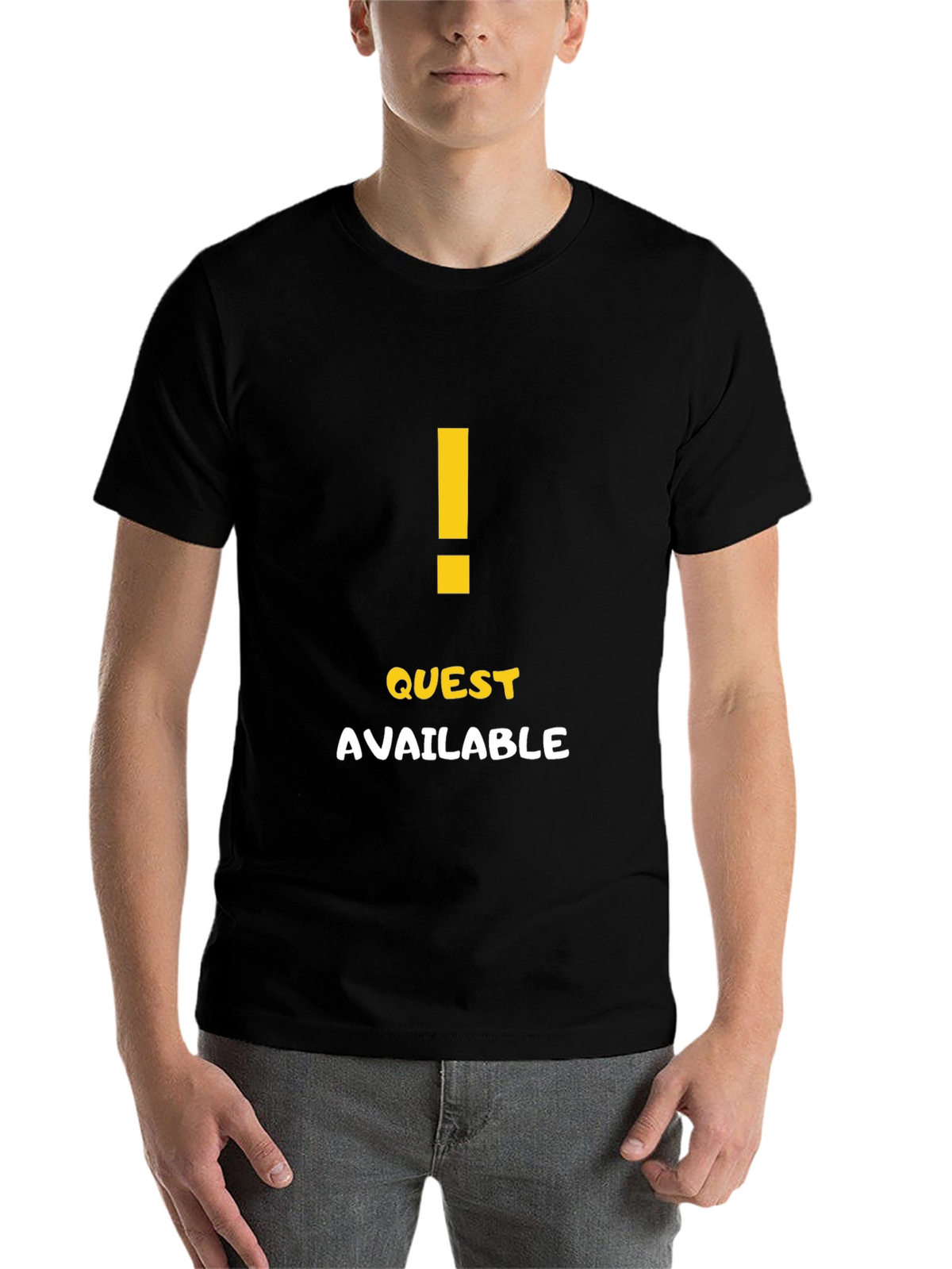 Quest Available Graphic T-Shirt - Gamer Style Tee