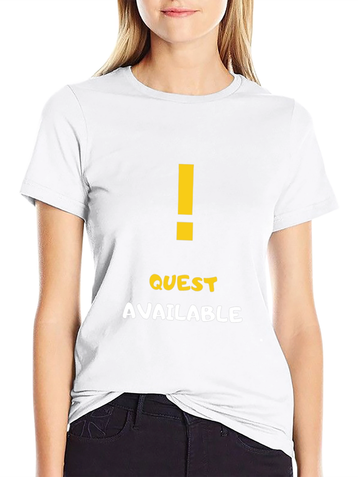 Quest Available Graphic T-Shirt - Gamer Style Tee