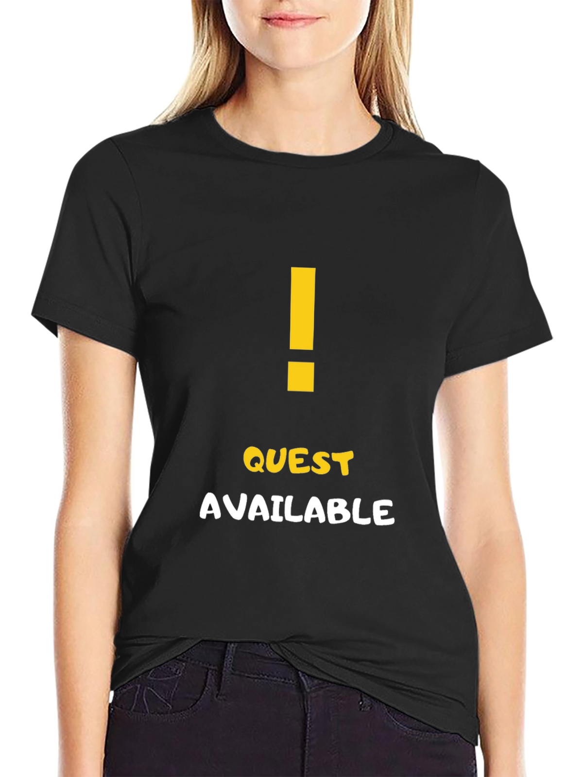 Quest Available Graphic T-Shirt - Gamer Style Tee