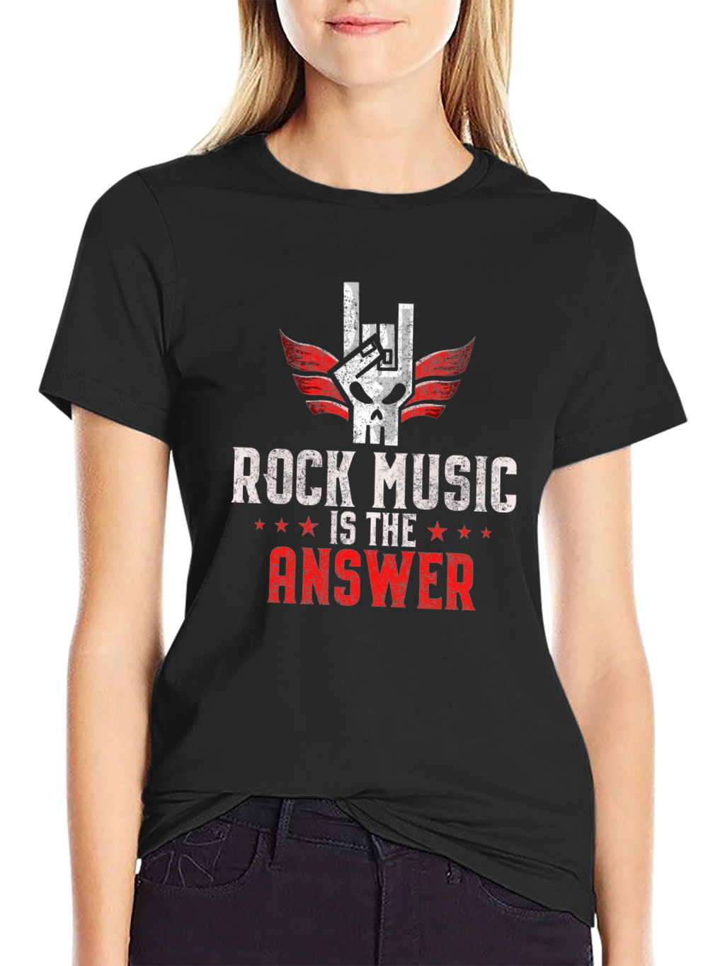 Rock Music Is The Answer T-Shirt