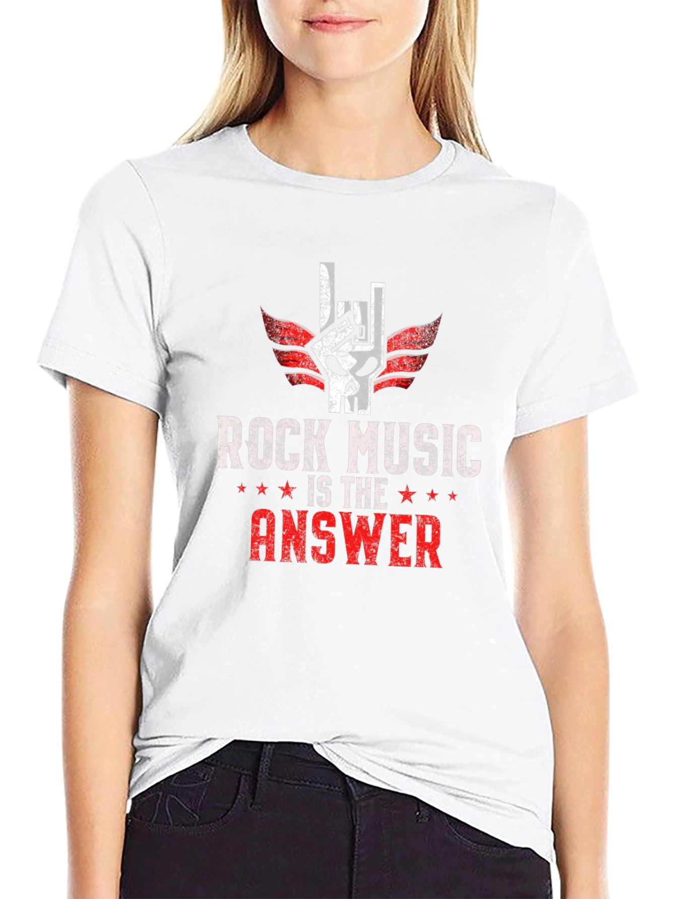 Rock Music Is The Answer T-Shirt