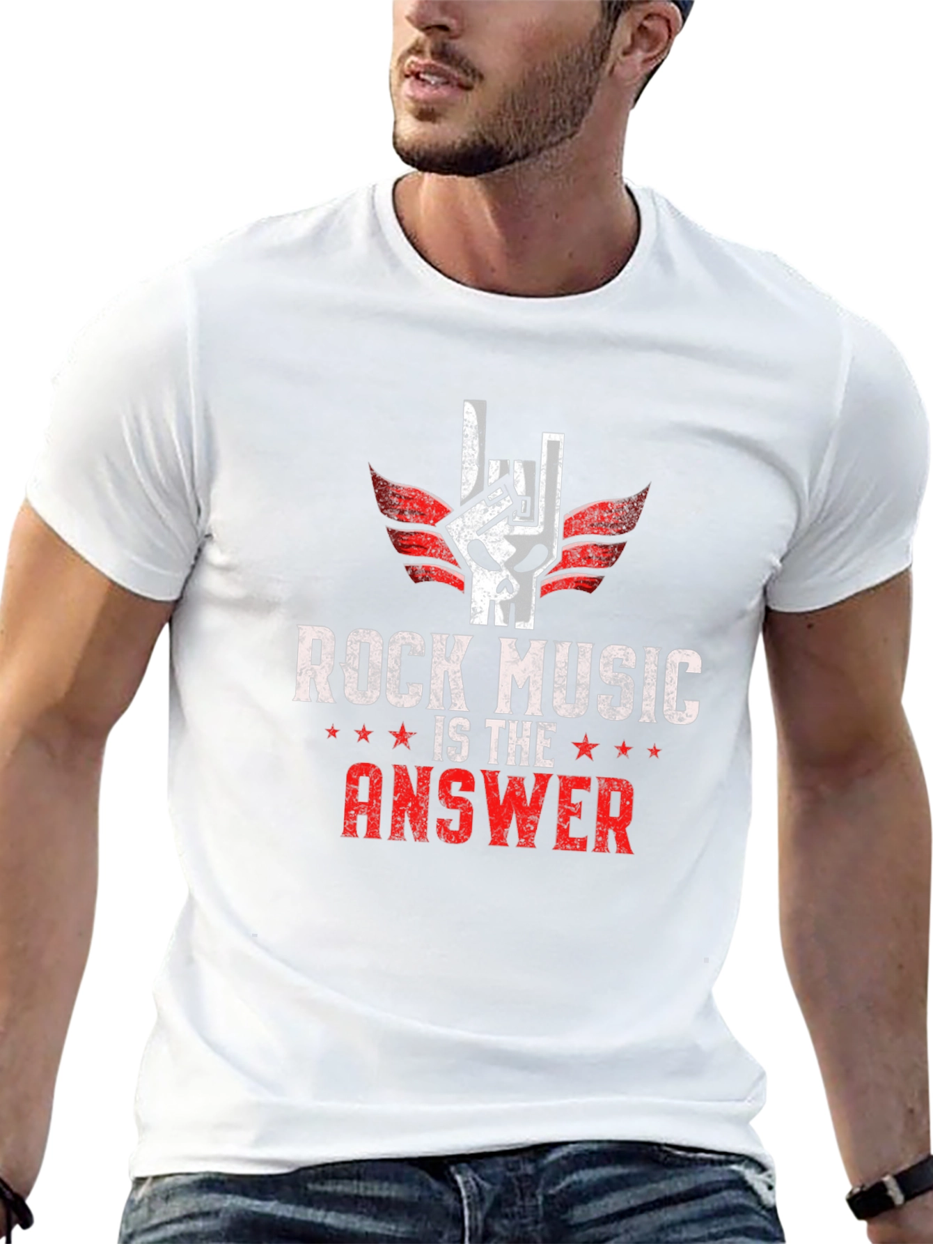 Rock Music Is The Answer T-Shirt