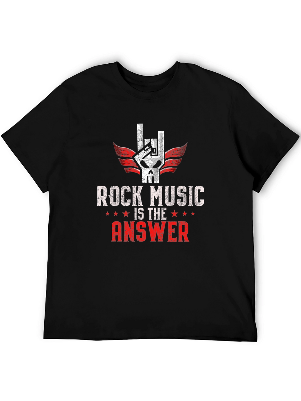 Rock Music Is The Answer T-Shirt