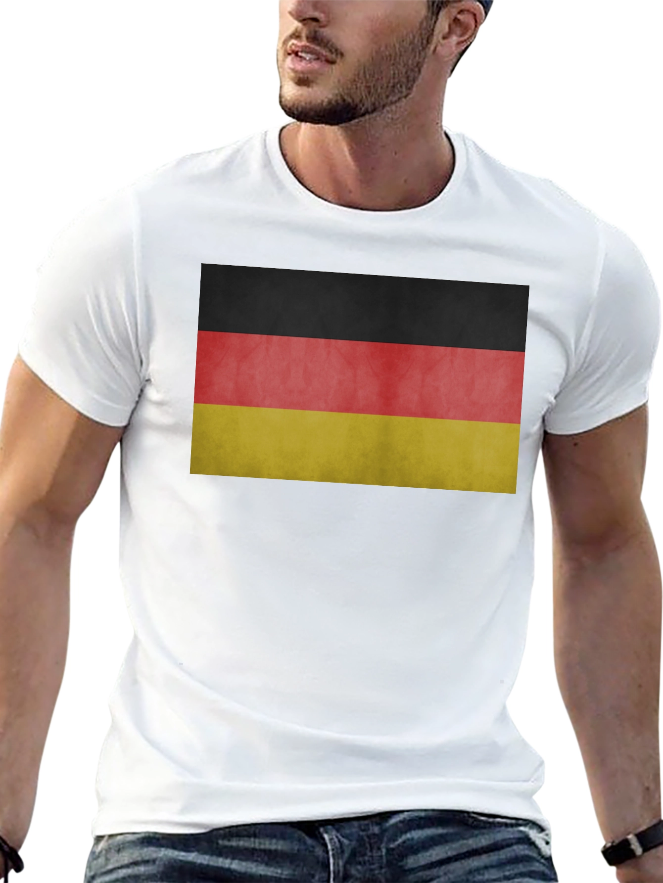 Germany Flag T-Shirt - Black Cotton Tee