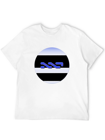 Abstract Graphic Black T-Shirt - Stylish Casual Wear