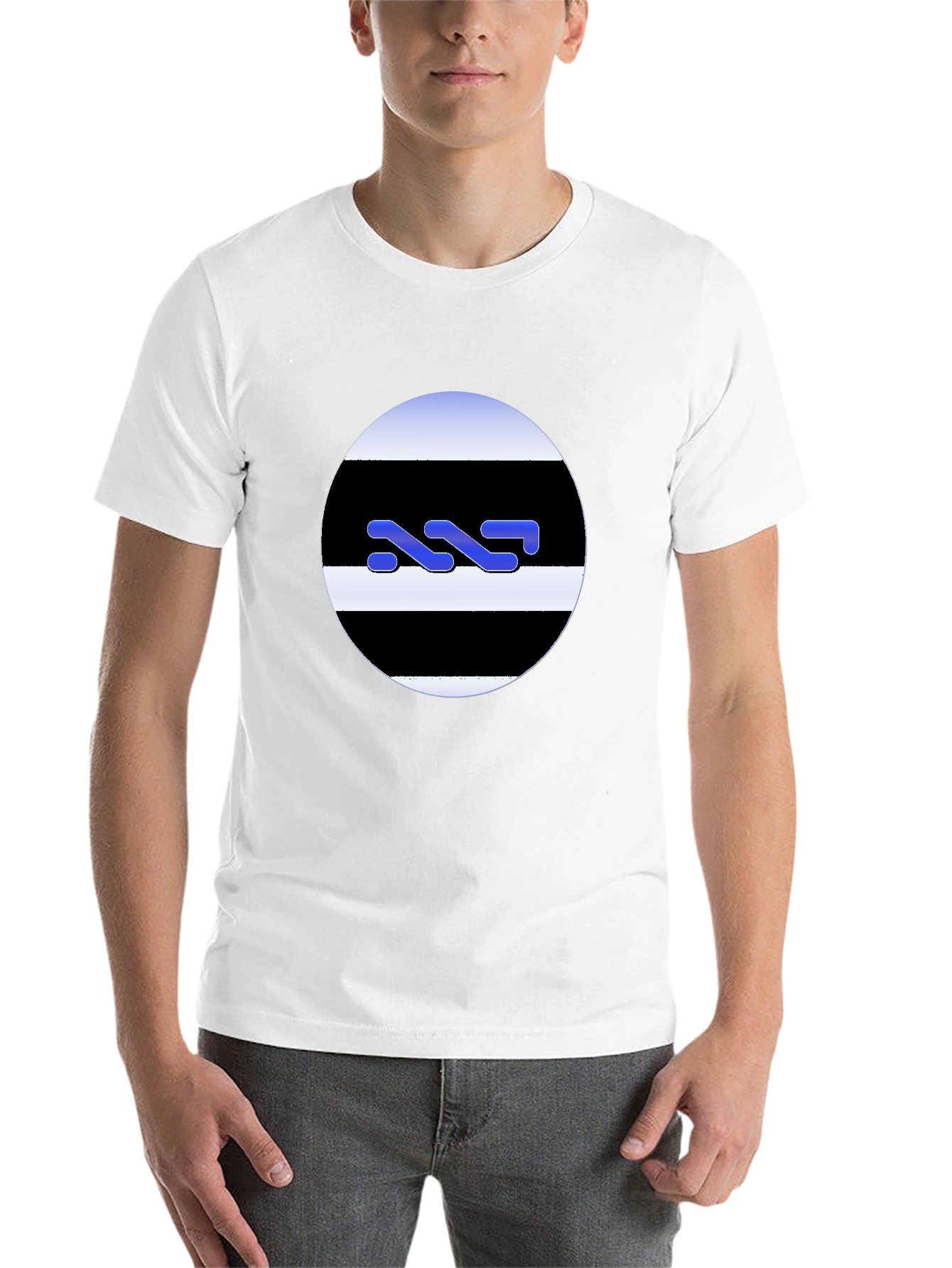 Abstract Graphic Black T-Shirt - Stylish Casual Wear