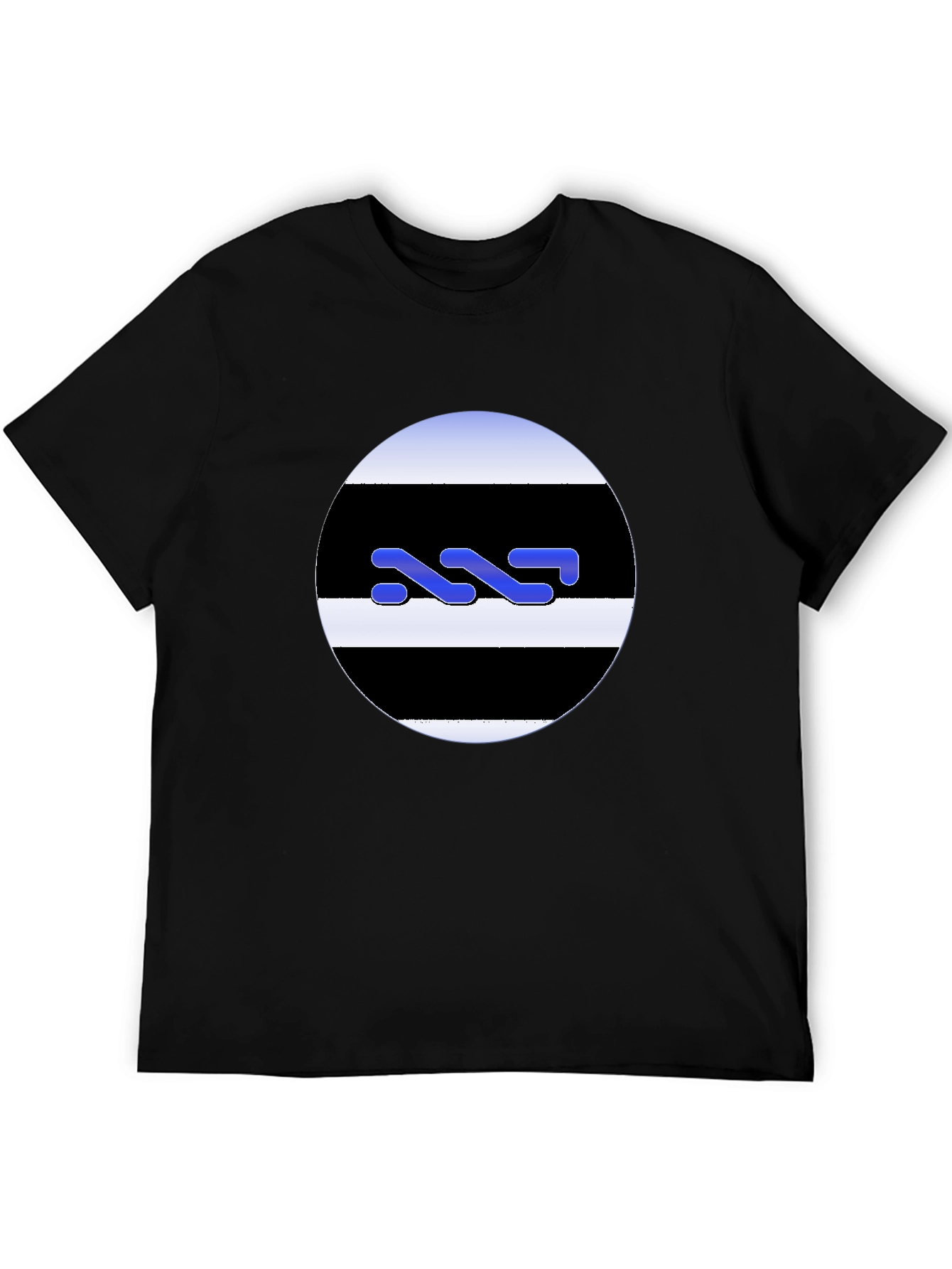 Abstract Graphic Black T-Shirt - Stylish Casual Wear