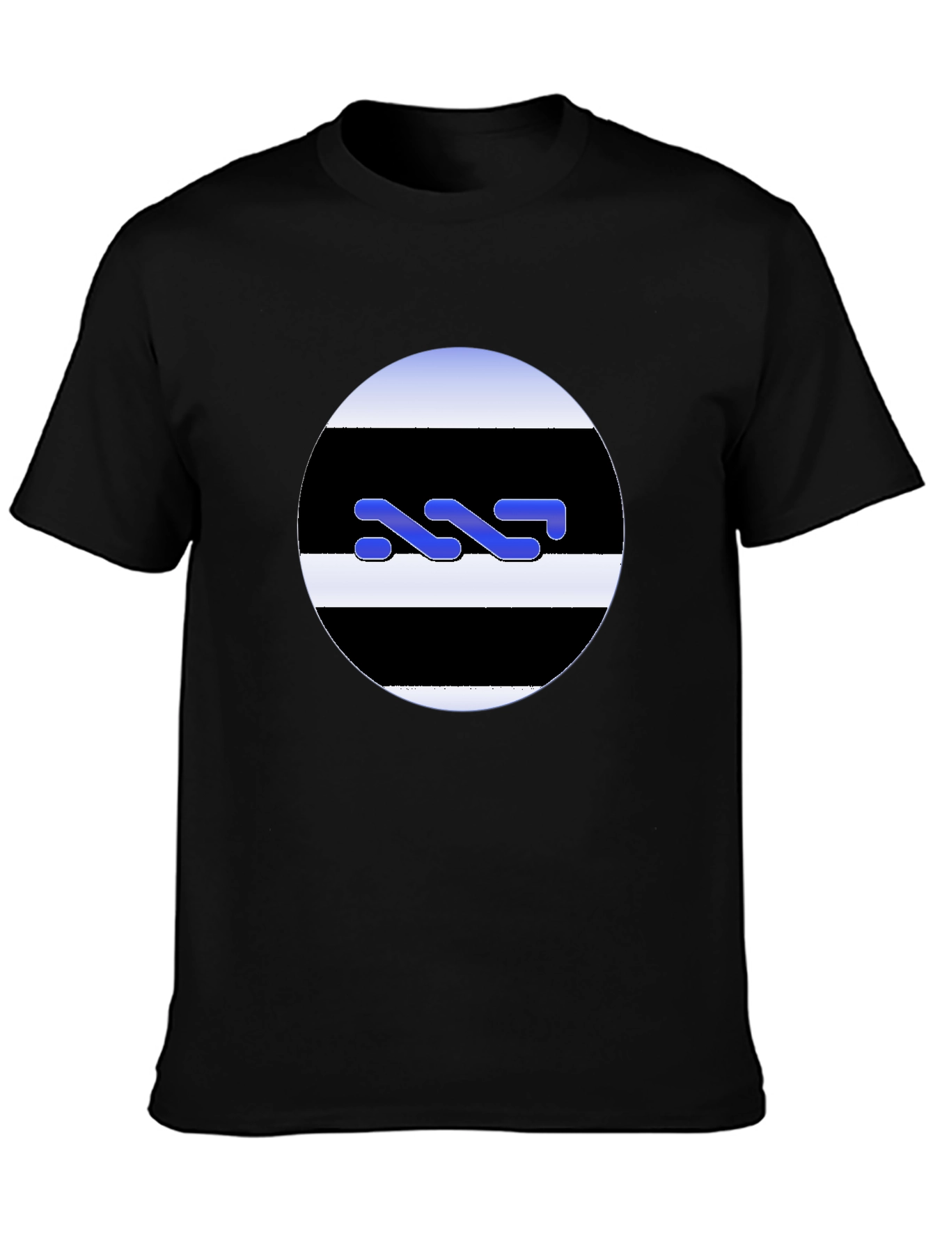 Abstract Graphic Black T-Shirt - Stylish Casual Wear