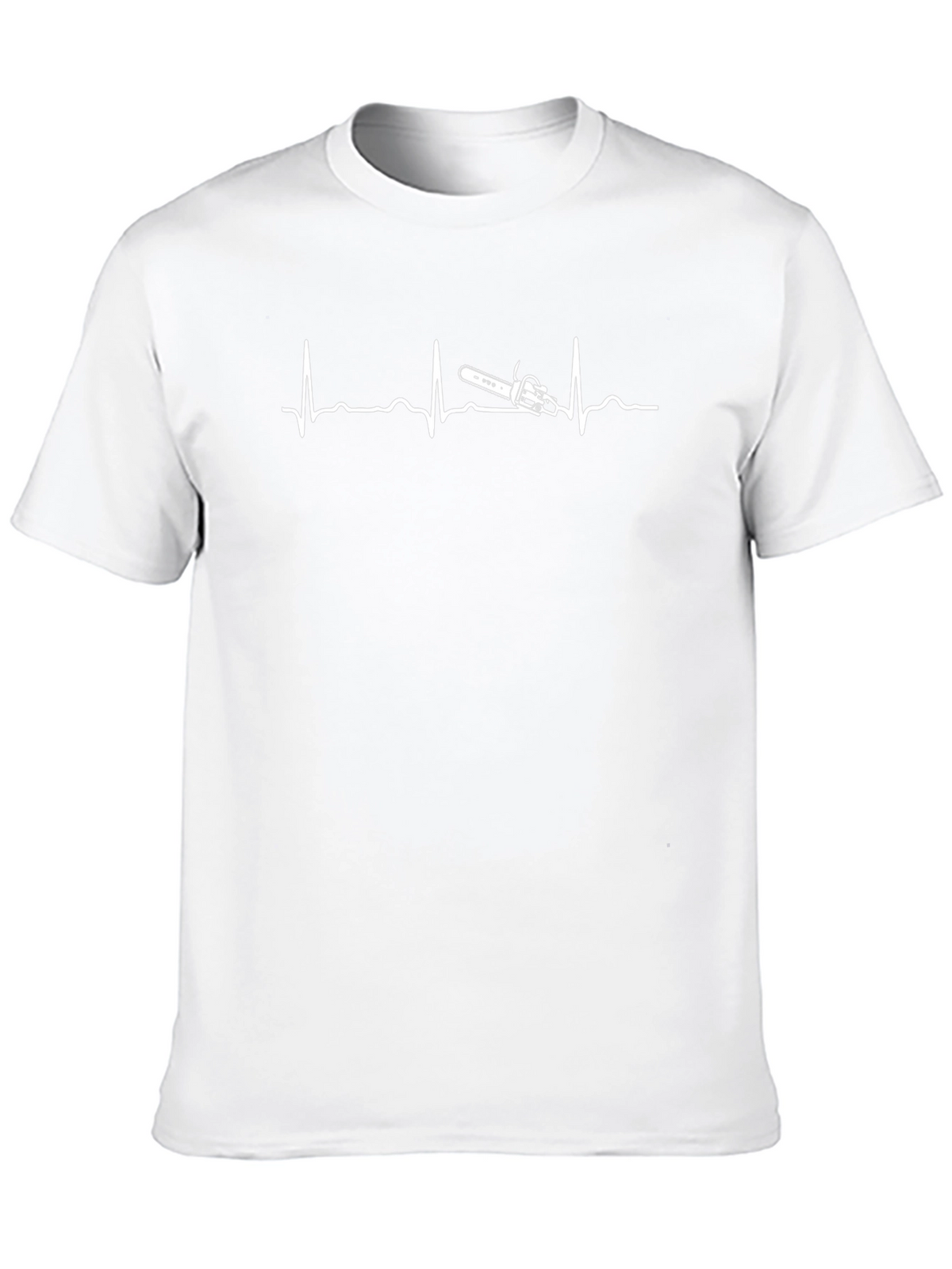 Chainsaw Heartbeat T-Shirt - Lumberjack Love