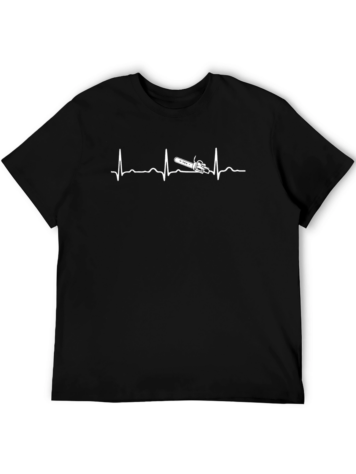 Chainsaw Heartbeat T-Shirt - Lumberjack Love