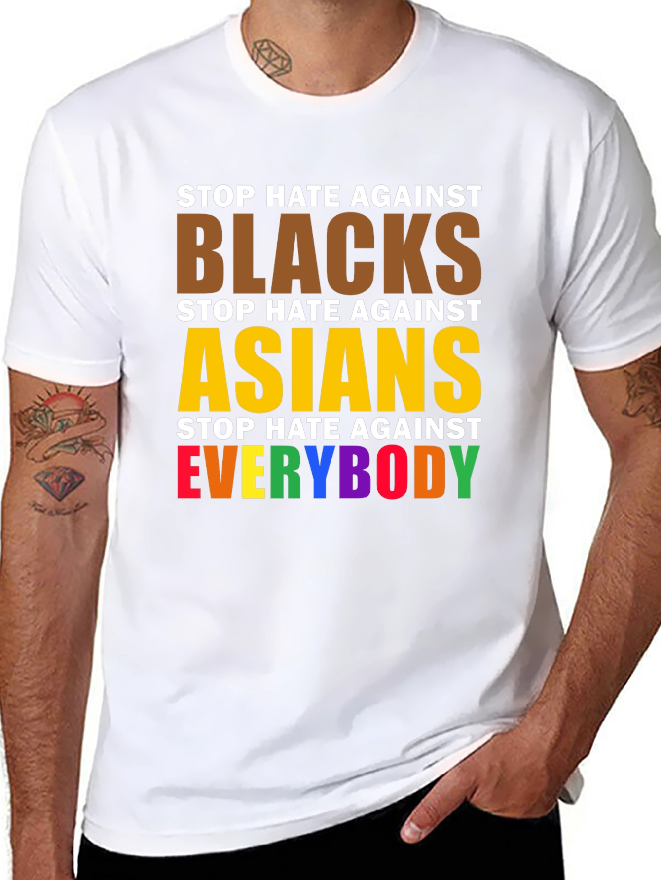 Stop Hate T-Shirt - Equality & Diversity