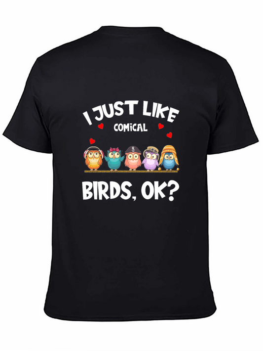 Comical Birds Graphic Tee