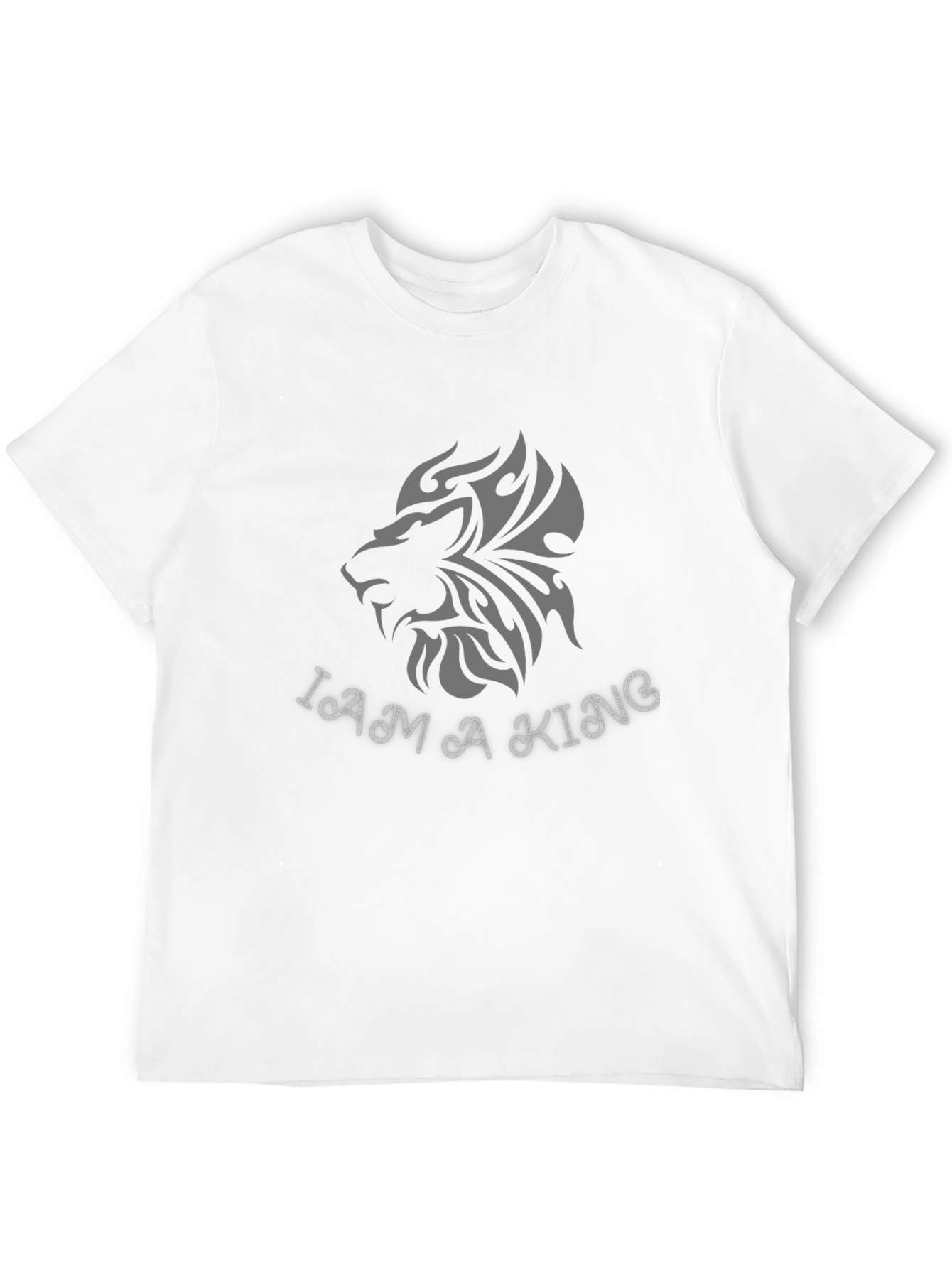 I Am A King T-Shirt Lion Graphic Tee