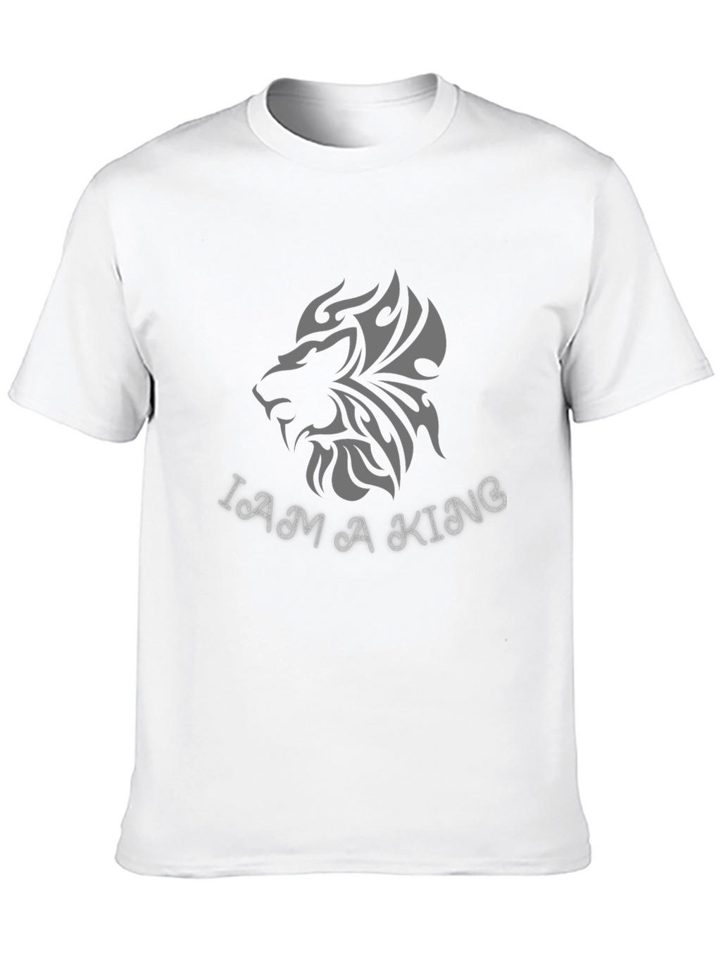 I Am A King T-Shirt Lion Graphic Tee