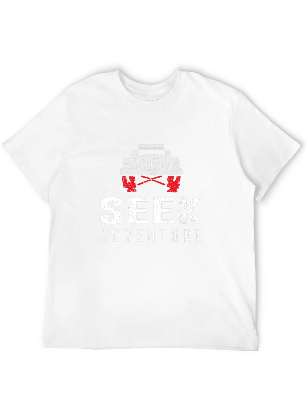 Seek Adventure Black Graphic T-Shirt