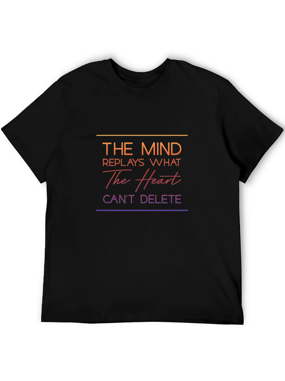 Mind & Heart Graphic Tee - Black T-Shirt