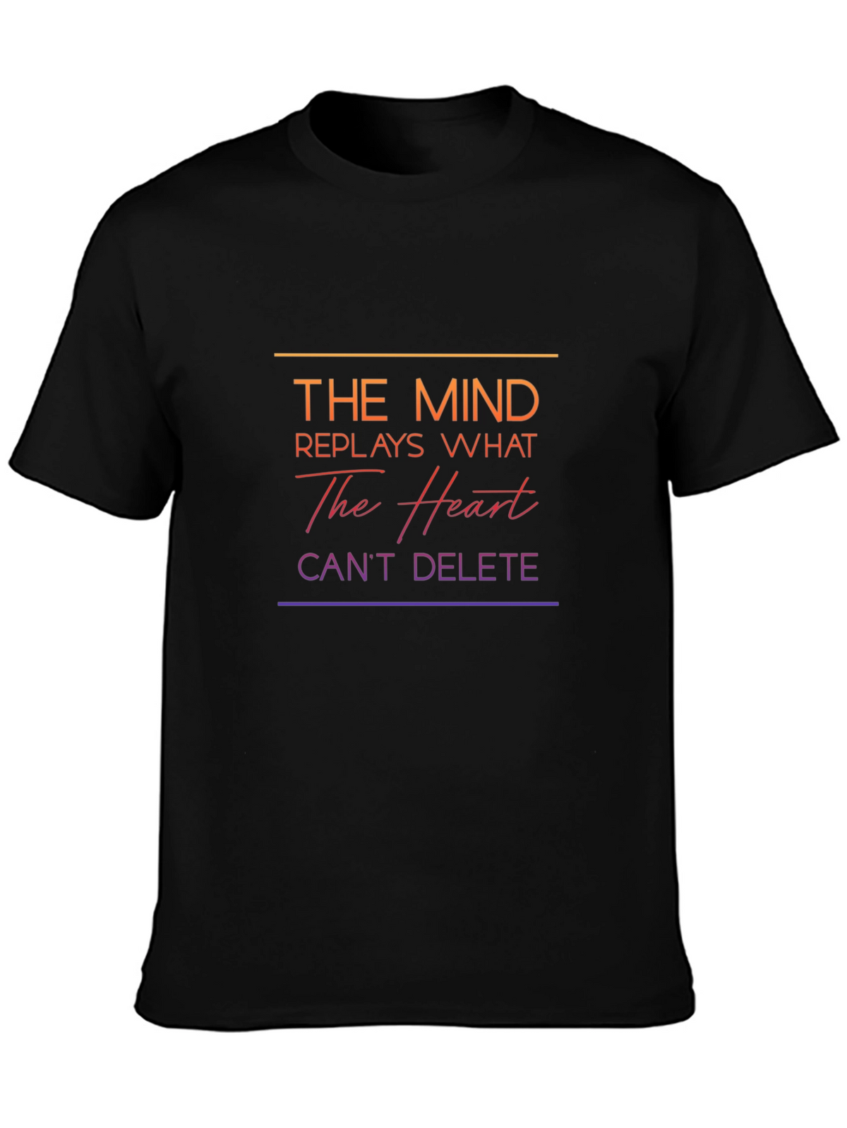 Mind & Heart Graphic Tee - Black T-Shirt