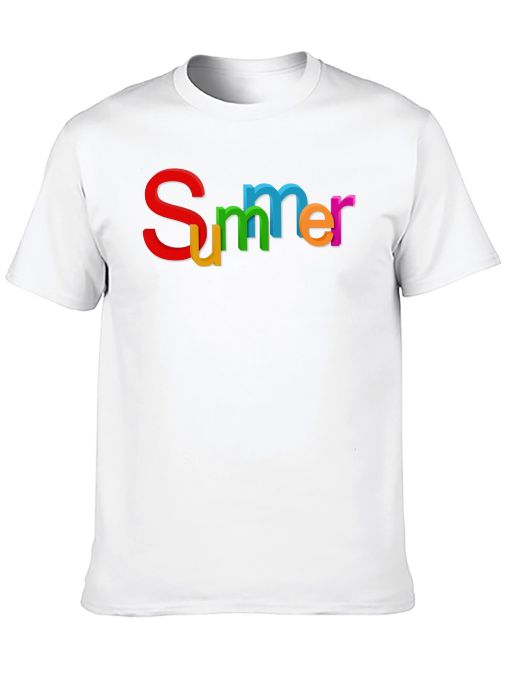 Summer Graphic Black T-Shirt