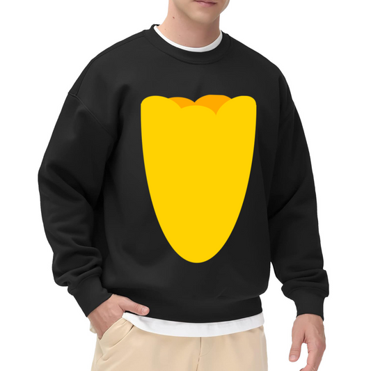 Dumb Pop Art Word Crewneck Sweatshirt, Minimalist Typography Pullover, Ironic Funny Gift