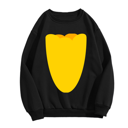 Dumb Pop Art Word Crewneck Sweatshirt, Minimalist Typography Pullover, Ironic Funny Gift