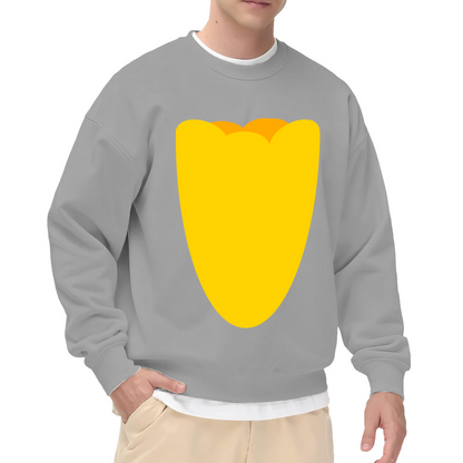 Dumb Pop Art Word Crewneck Sweatshirt, Minimalist Typography Pullover, Ironic Funny Gift